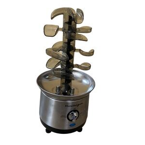 Nostalgia CFF1000 Stainless Steel‎ Cascading Chocolate Fondue Fountain 4-Tier